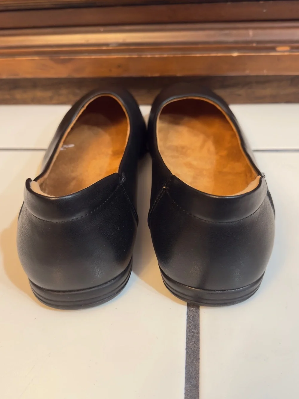 VEEYOO Black Minimalist Ballet Flats Women’s Size 11 Comfort Slip On‎ Shoes”